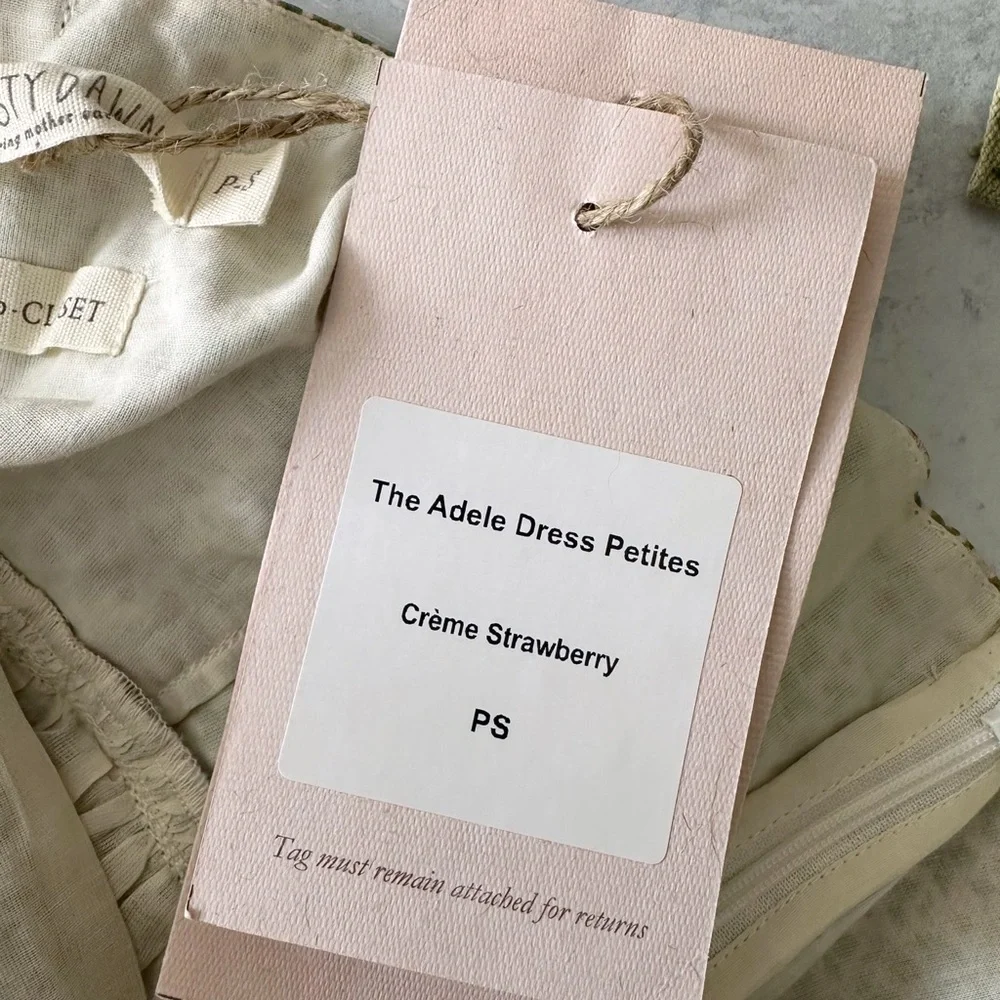 Christy Dawn Adele Dress Strawberry Cream - Picture 5 of 7